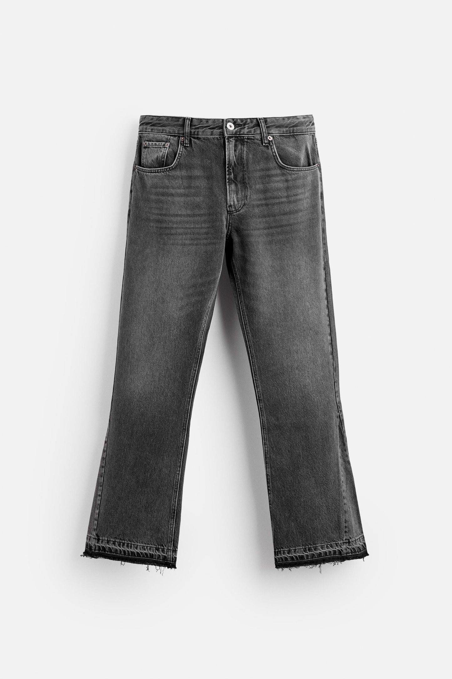 WASHED FLARED JEANS