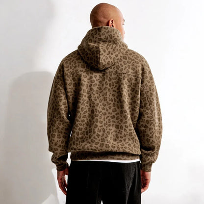 UNISEX LEOPARD HOODIE